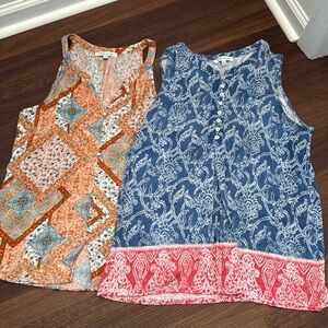 Lot of Rose + Olive tops